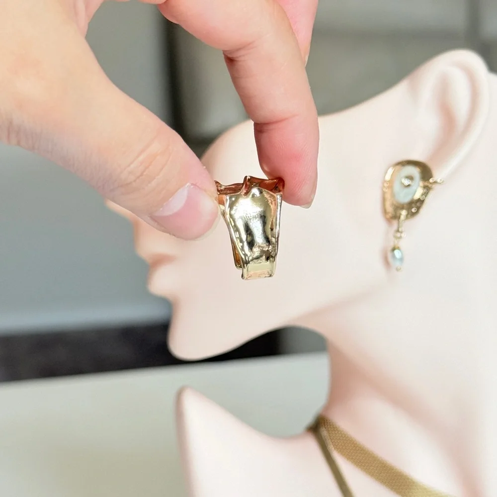 Gold Sculpted Statement Ring - Women Jewelry
